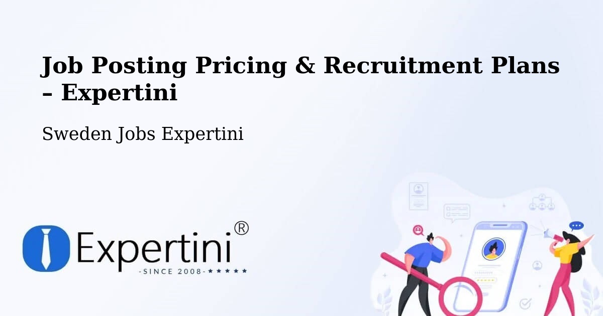 Job Posting Pricing & Recruitment Plans – Getinge - Getinge, Sweden Jobs Expertini